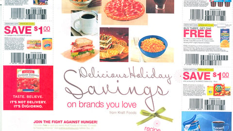 Kraft Foods "Holiday Savings' FSI